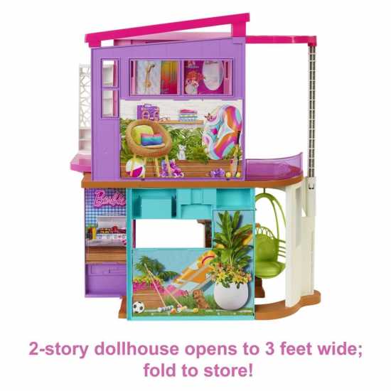 Barbie Barbie Vacation House Doll Playset  