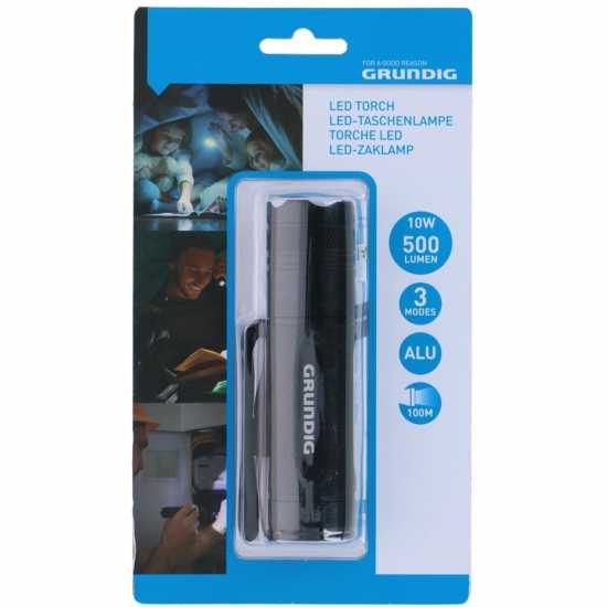 Grundig Led Torch 10W 500 Lumen  Фенери и фенерчета