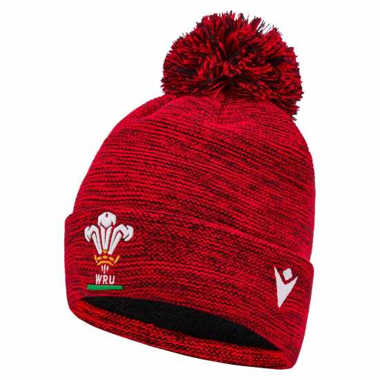 Macron Welsh Rugby Union Beanie 2024 2025 Adults  Шапки с козирка