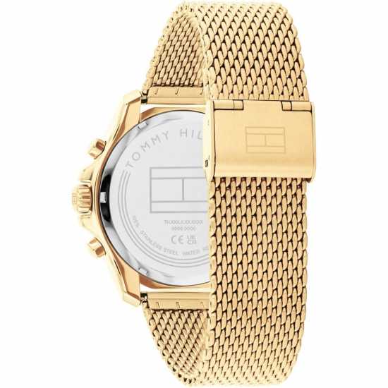 Tommy Hilfiger Gold Plated Mesh Watch  Часовници