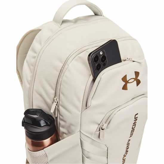 Under Armour Hustle 6.0 Pro Backpack Връхно бяло Ученически раници