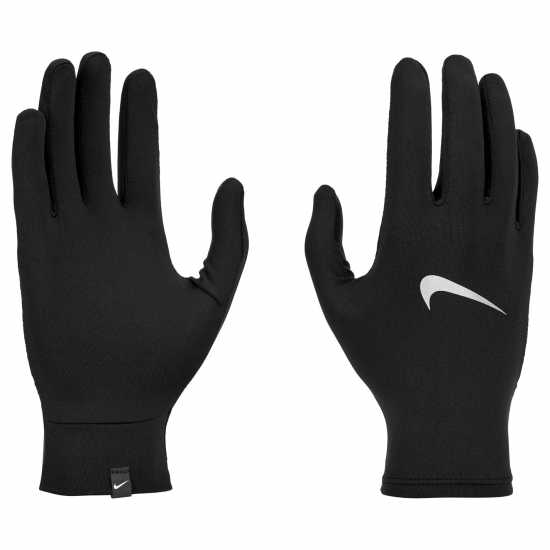 Nike Pacer Liner Gloves Черно/сребро 