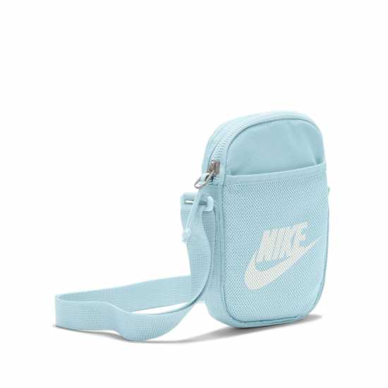 Nike Heritage Crossbody Bag (Small, 1L) Синьо/Бяло Дамски чанти