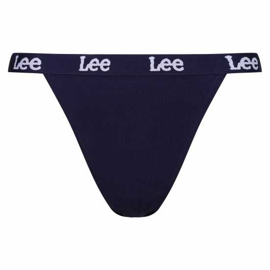 Lee Tanga Briefs 3-Pack Синьо/Полоска/Сиво 