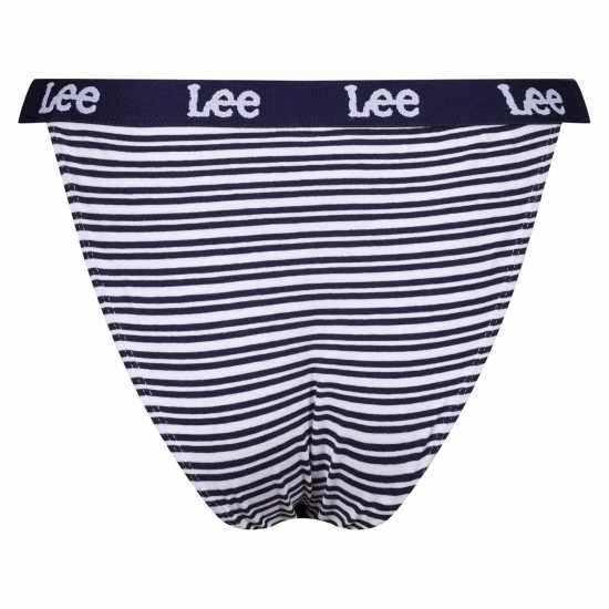 Lee Tanga Briefs 3-Pack Синьо/Полоска/Сиво 