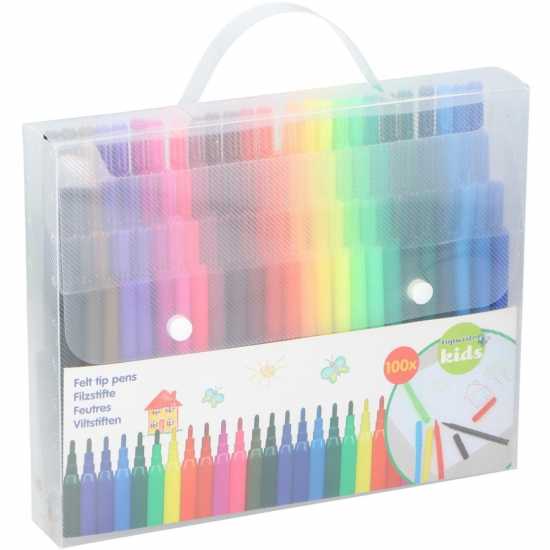 Topwrite Felt Tip Pen Set 100Pk  Канцеларски материали