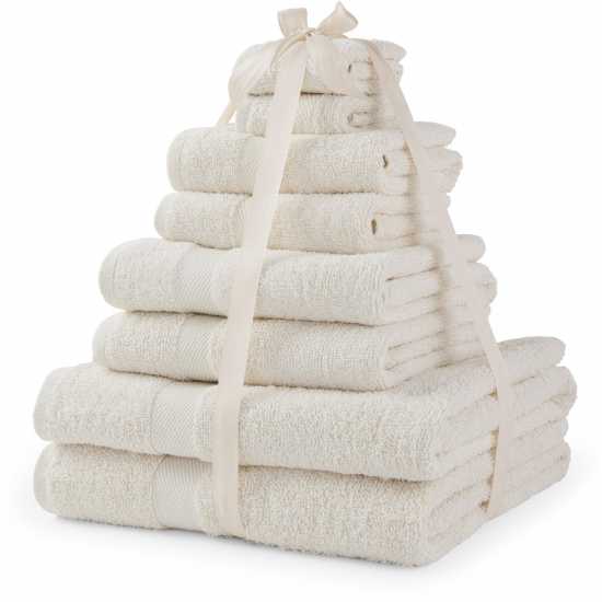 Homelife 8 Piece Towel Bale Natural Хавлиени кърпи