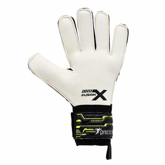 Precision Training Junior Fusion X Flat Cut Finger Protect Gk Gloves  Вратарски ръкавици и облекло