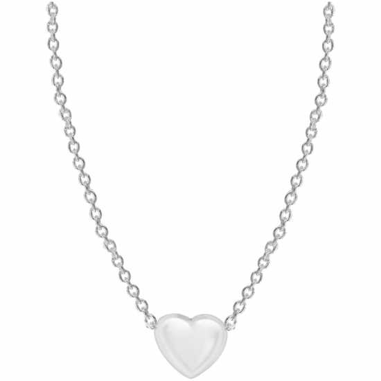 Sterling Silver Heart Adjustable Necklace  Бижутерия