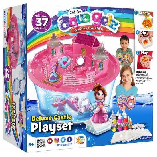 John Adams Aquagelz Deluxe Castle Playset - Pink  