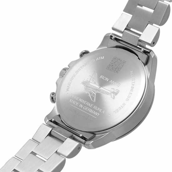 Iron Annie Line Stainless Steel Classic Analogue Watch Сребърно Часовници