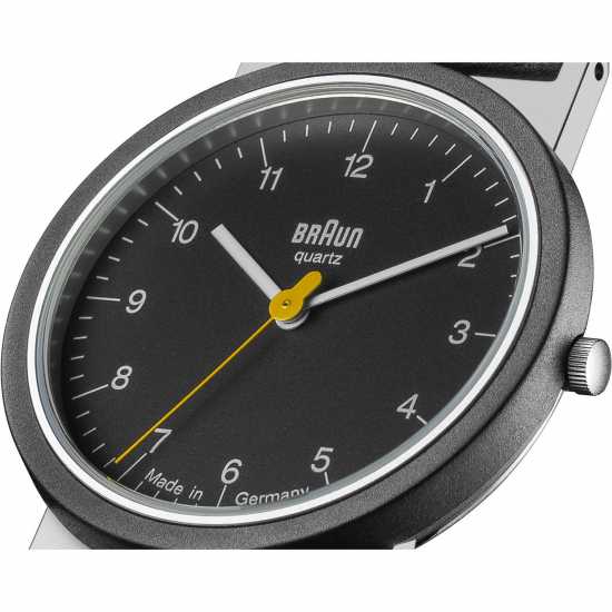 Braun Steel Classic Analogue Quartz Watch Сребърно Бижутерия