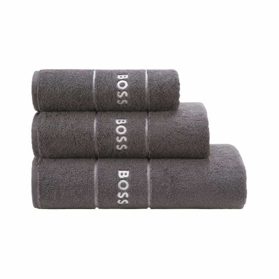 Hugo Boss Boss Home Boss Plain Towel Черно/Сиво 