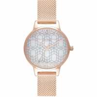 Olivia Burton Globe And Rg Fashion Analogue Quartz Watch