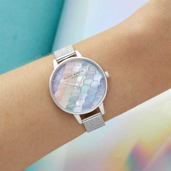 Olivia Burton Tail Stainless Steel Fashion Analogue Quartz Watch  Часовници