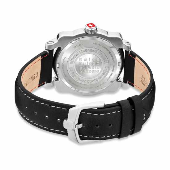 Swiss Military Hanowa Stainless Steel Sports Analogue Quartz Watch  Часовници