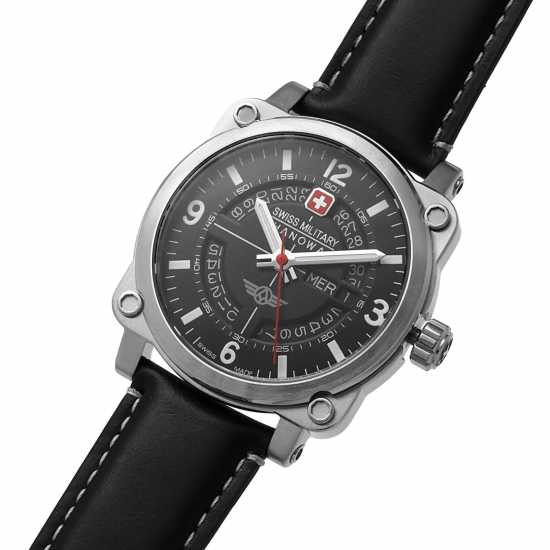 Swiss Military Hanowa Stainless Steel Sports Analogue Quartz Watch  Часовници