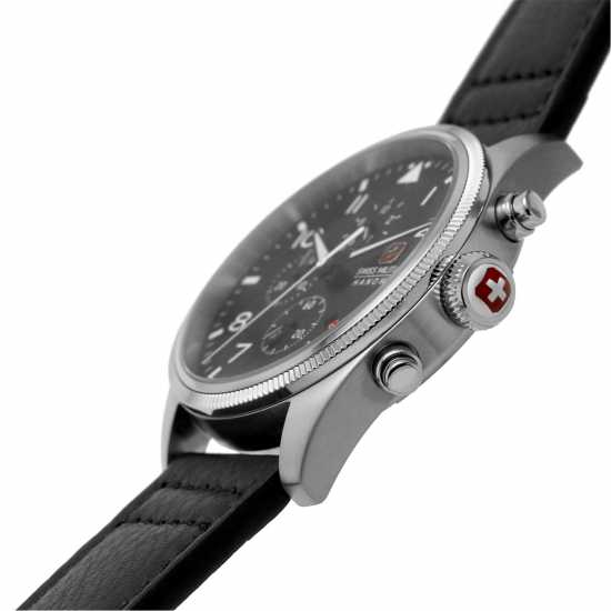 Swiss Military Hanowa Chrono Stainless Steel Sports Quartz Watch  Часовници