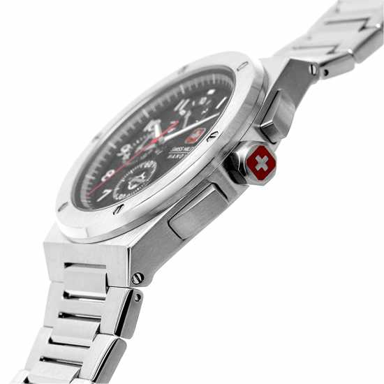 Swiss Military Hanowa Chrono Stainless Steel Sports Analogue Watch  Часовници