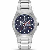 Swiss Military Hanowa Chrono Stainless Steel Sports Quartz Watch  Часовници