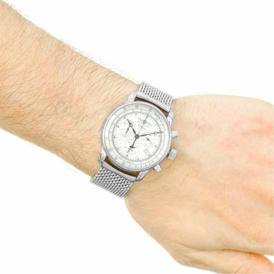 Zeppelin Jahre Stainless Steel Classic Analogue Quartz Watch  Часовници