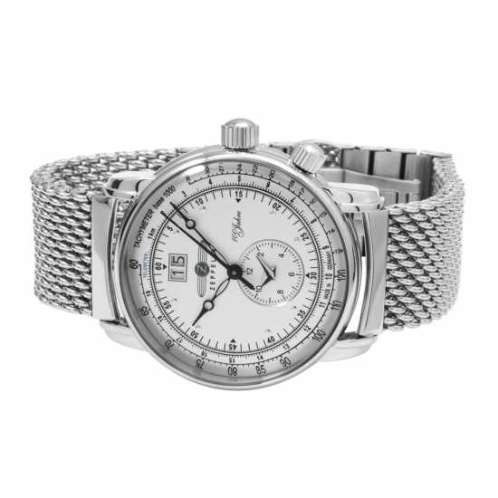 Zeppelin Jahre Stainless Steel Classic Analogue Quartz Watch  Часовници