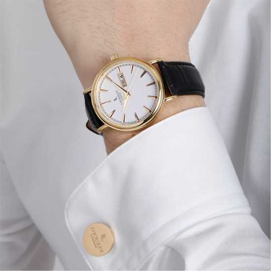 Locksley London Steel Classic Analogue Quartz Watch Злато Часовници