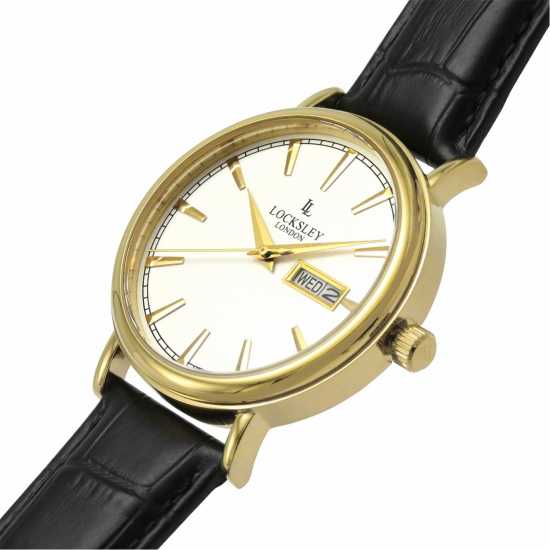 Locksley London Steel Classic Analogue Quartz Watch Злато Часовници