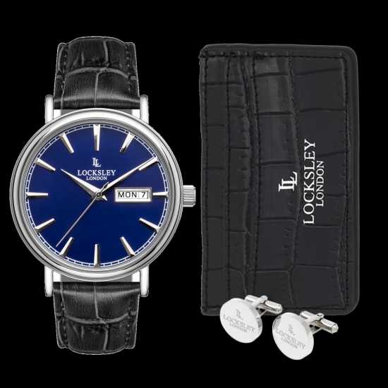 Locksley London Steel Classic Analogue Quartz Watch Сребърно Часовници