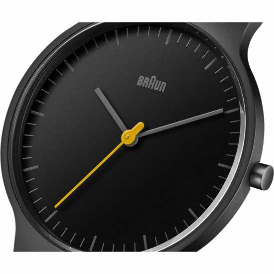 Braun Stainless Steel Classic Analogue Quartz Watch Черно Бижутерия