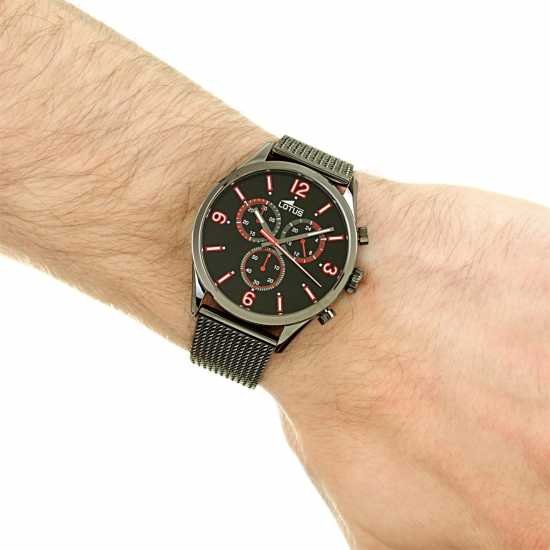 Lotus Steel Sports Analogue Quartz Watch  Часовници