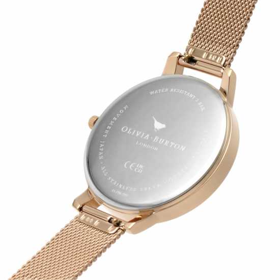 Olivia Burton Art Stainless Steel Fashion Analogue Quartz Watch Рс Часовници