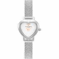 Olivia Burton Heart Stainless Steel Fashion Analogue Quartz Watch