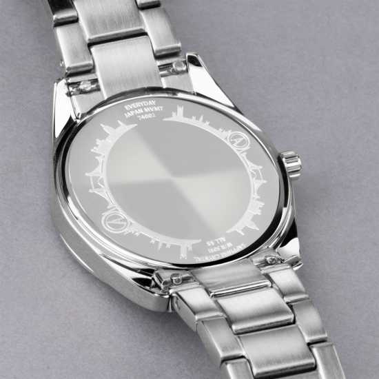 Accurist Womens Stainless Steel Classic Analogue Quartz Watch Блек Бижутерия