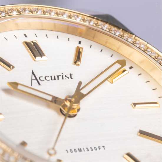 Accurist Womens Stainless Steel Classic Analogue Quartz Watch  Бижутерия