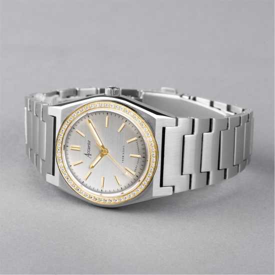 Accurist Womens Stainless Steel Classic Analogue Quartz Watch  Бижутерия