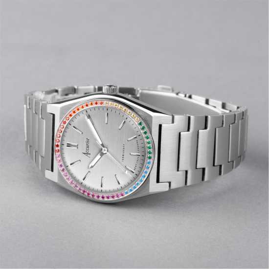 Accurist Womens Stainless Steel Classic Analogue Quartz Watch  Бижутерия