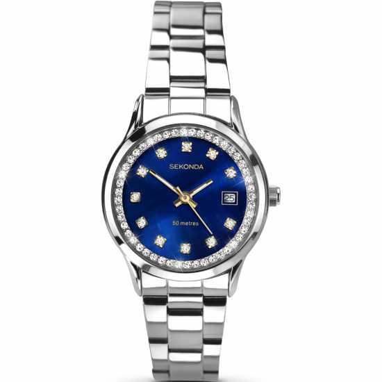 Sekonda Midnight Star Stainless Steel Classic Analogue Quartz Watch  Бижутерия