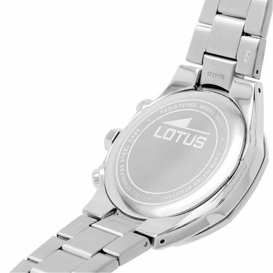 Lotus Steel Sports Analogue Quartz Watch Сребърно Часовници