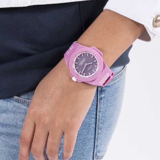 Guess Nylon Fashion Analogue Quartz Watch Розово Бижутерия