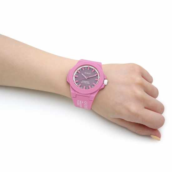 Guess Nylon Fashion Analogue Quartz Watch Розово Бижутерия