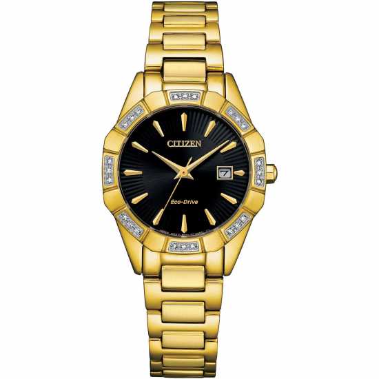 Citizen Дамска Гривна Ladies Bracelet Stainless Steel Watch Злато Часовници