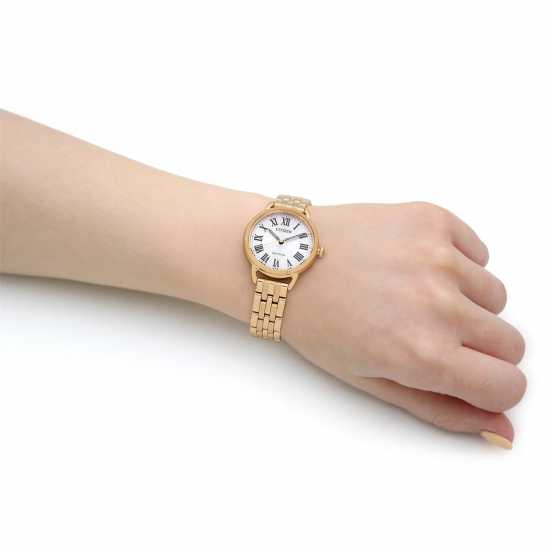 Citizen Дамска Гривна Ladies Bracelet Stainless Steel Watch Злато Часовници