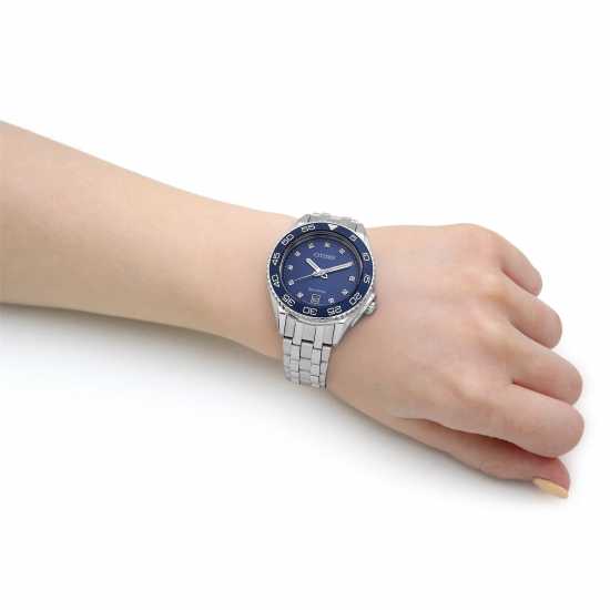 Citizen Дамска Гривна Ladies Bracelet Stainless Steel Watch Сребърно Часовници