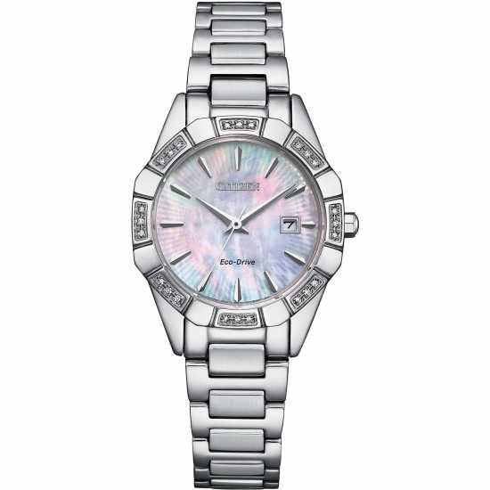 Citizen Дамска Гривна Ladies Bracelet Stainless Steel Watch Сребърно Часовници