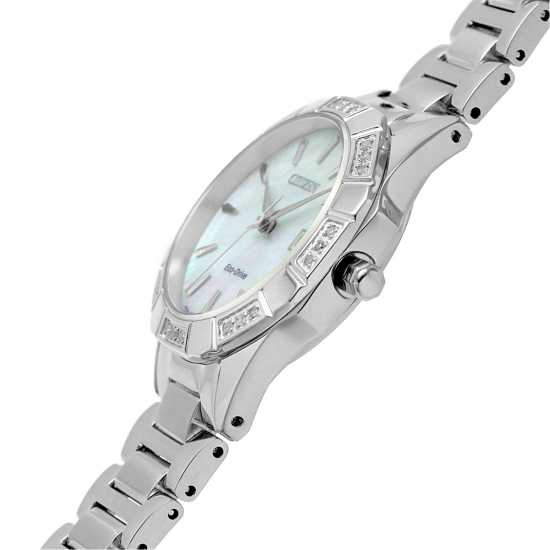 Citizen Дамска Гривна Ladies Bracelet Stainless Steel Watch Сребърно Часовници