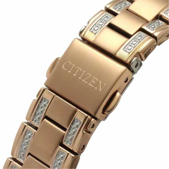 Citizen Crystal Plated Stainless Steel Classic Watch  Часовници