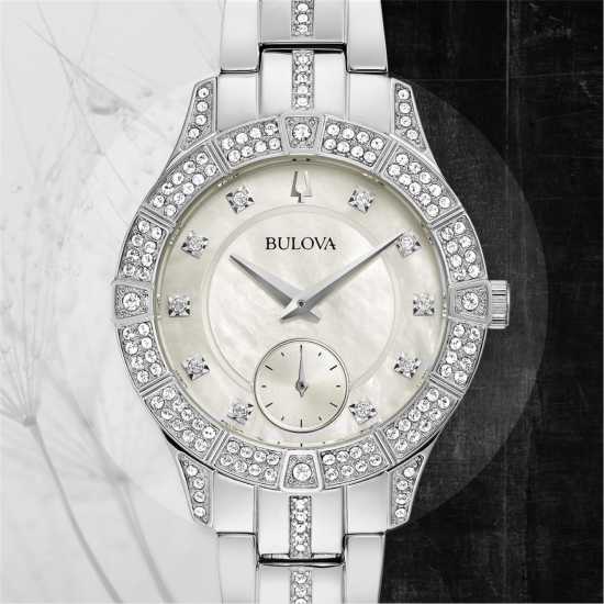 Bulova Stainless Steel Classic Analogue Quartz Watch  Часовници