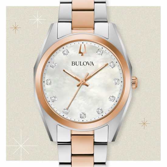 Bulova Stainless Steel Classic Analogue Quartz Watch  Часовници