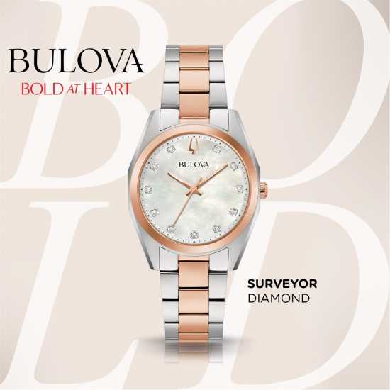 Bulova Stainless Steel Classic Analogue Quartz Watch  Часовници